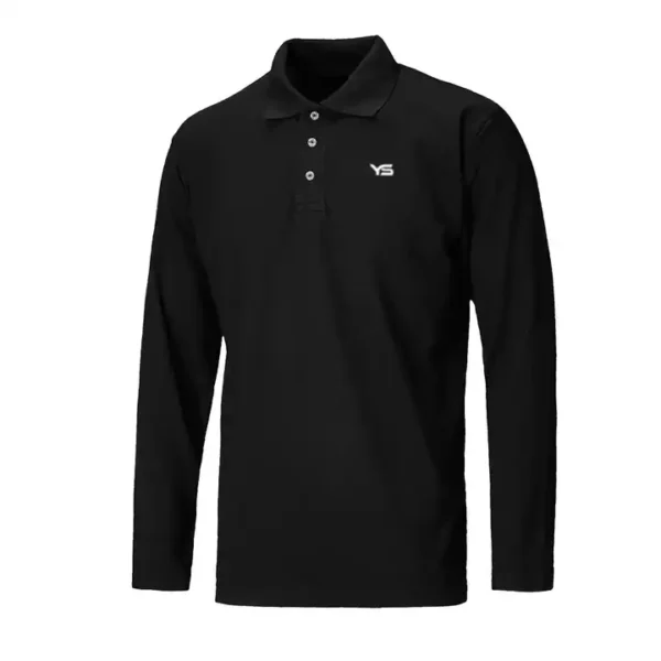 Long Sleeve Polo Shirt - Image 2