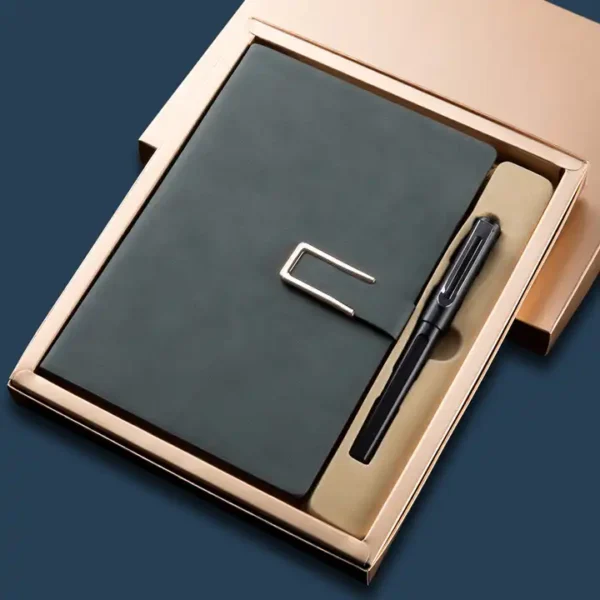 Notebook with Metal Pen - Image 2