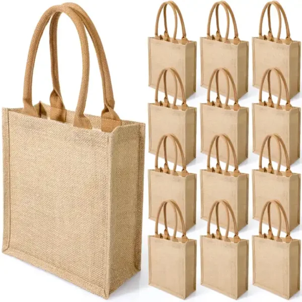 Jute Shopping Bag – Vertical - Image 2