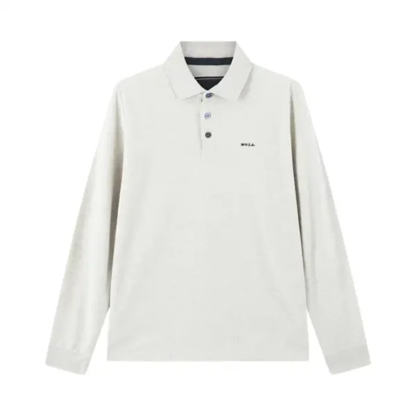 Long Sleeve Polo Shirt - Image 3