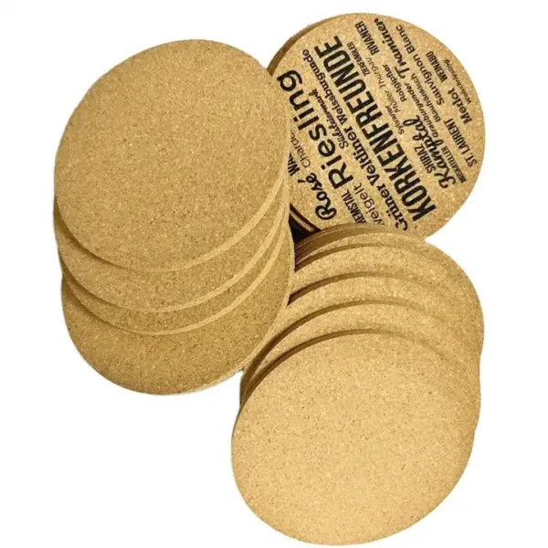 Round Wooden Coasters – Set of 6 - Image 5