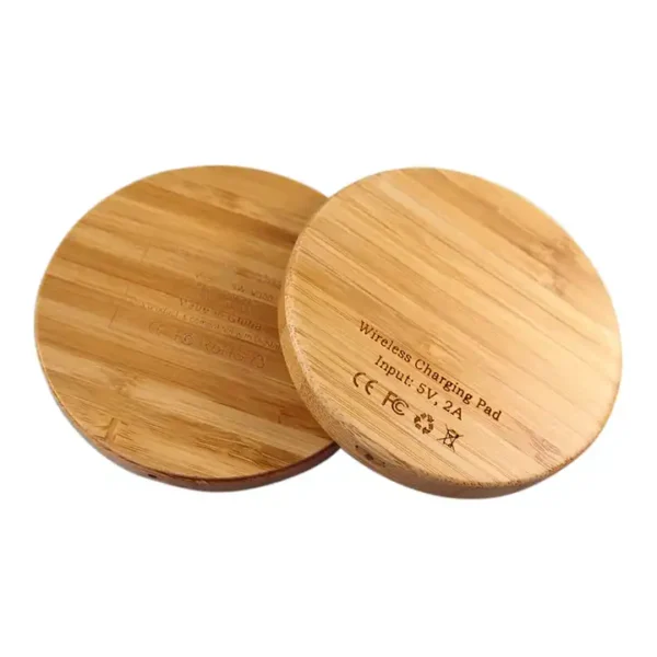 Bamboo 5W Wireless Charging Pads - Image 4