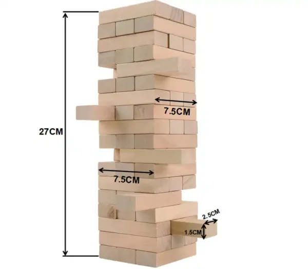 Jenga Game Set - Image 4