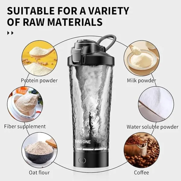 Electric Protein Shaker Bottle - Image 2