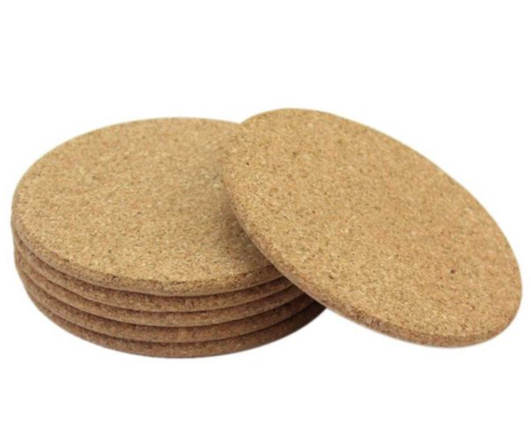 Cork Tea Coasters – Set of 6 - Image 3