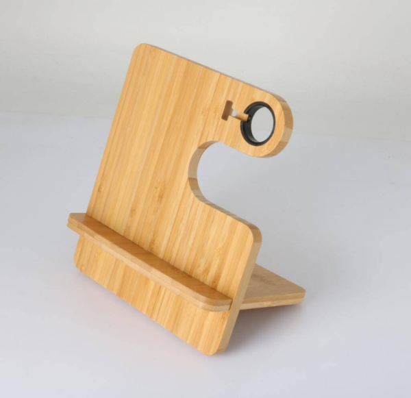 3-in-1 Bamboo Charging Station