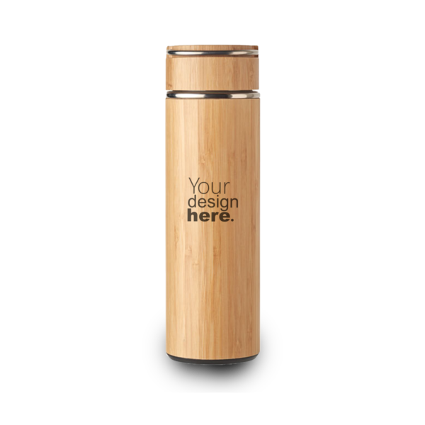 Bamboo Stainless Steel Bottle - Image 4